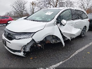 2025 Honda Odyssey, VIN 5FNRL6H93SB005265. Фото 2 з 6 з аукціону IAAI. Каталог авто зі США OpenDataCar.