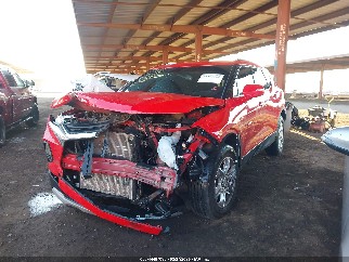 2020 Chevrolet Blazer, VIN 3GNKBCRS9LS666402. Фото 2 из 6 с аукциона IAAI. Каталог авто из США OpenDataCar.