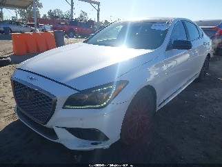 2018 Genesis G80, VIN KMHGN4JB9JU219147. Фото 2 з 6 з аукціону IAAI. Каталог авто зі США OpenDataCar.