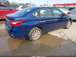 2017 Nissan Sentra, VIN 3N1AB7AP9HY221281. Zdjęcie 4 z 6 z aukcji IAAI. Katalog aut z USA OpenDataCar.