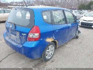 2007 Honda Fit, VIN JHMGD38467S801556. Фото 4 з 6 з аукціону IAAI. Каталог авто зі США OpenDataCar.