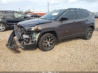 2024 Jeep Compass, VIN 3C4NJDCN4RT129909. Photo 2 of 6 from IAAI auction. OpenDataCar US salvage catalog.