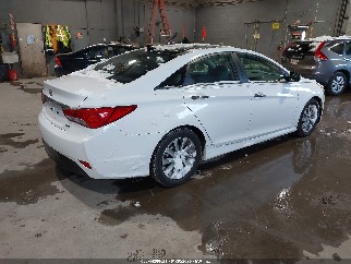 2014 Hyundai Sonata, VIN 5NPEC4AC2EH850350. Zdjęcie 4 z 6 z aukcji IAAI. Katalog aut z USA OpenDataCar.