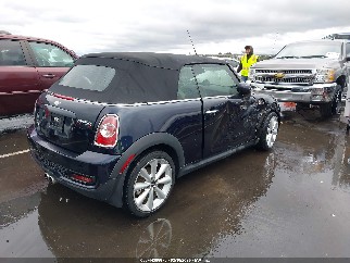 2014 Mini Convertible, VIN WMWZP3C50ET706657. Photo 4 of 6 from IAAI auction. OpenDataCar US salvage catalog.