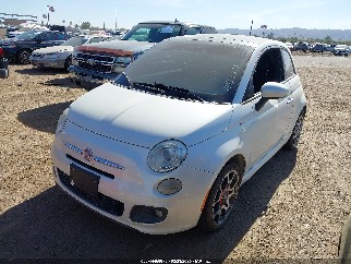 2012 Fiat 500, VIN 3C3CFFBR4CT213197. Фото 2 з 6 з аукціону IAAI. Каталог авто зі США OpenDataCar.