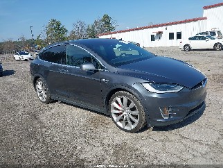 2016 Tesla Model X, VIN 5YJXCBE43GFS00850. Фото 1 з 6 з аукціону IAAI. Каталог авто зі США OpenDataCar.
