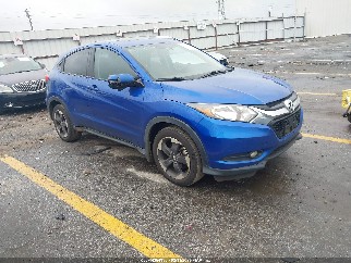 2018 Honda HR-V, VIN 3CZRU5H50JM713241. Фото 1 из 6 с аукциона IAAI. Каталог авто из США OpenDataCar.