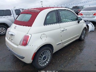 2012 Fiat 500C, VIN 3C3CFFER8CT330504. Фото 4 из 6 с аукциона IAAI. Каталог авто из США OpenDataCar.