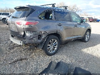 2014 Toyota Highlander, VIN 5TDDKRFH9ES030177. Фото 4 з 6 з аукціону IAAI. Каталог авто зі США OpenDataCar.