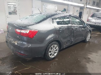 2017 Kia Rio, VIN KNADM4A3XH6010630. Фото 4 з 6 з аукціону IAAI. Каталог авто зі США OpenDataCar.