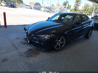 2023 Alfa romeo Giulia, VIN ZARFAMBN6P7673941. Photo 2 of 6 from IAAI auction. OpenDataCar US salvage catalog.