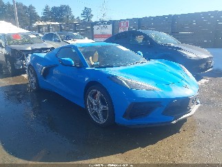 2021 Chevrolet Corvette Stingray, VIN 1G1YB3D40M5117476. Фото 1 з 6 з аукціону IAAI. Каталог авто зі США OpenDataCar.
