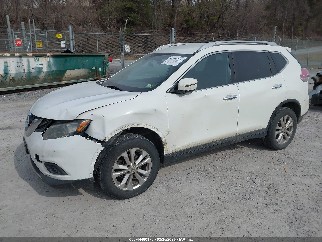 2016 Nissan Rogue, VIN 5N1AT2MV6GC896595. Фото 2 з 6 з аукціону IAAI. Каталог авто зі США OpenDataCar.