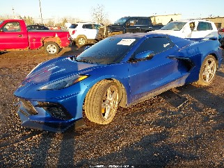 2021 Chevrolet Corvette Stingray, VIN 1G1YB3D44M5120137. Фото 2 з 6 з аукціону IAAI. Каталог авто зі США OpenDataCar.
