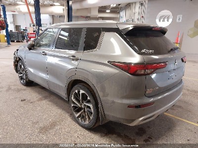 2022 Mitsubishi Outlander, VIN JA4J4UA85NZ617606. Фото 3 з 6 з аукціону IAAI. Каталог авто зі США OpenDataCar.