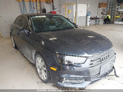 2018 Audi A4, VIN WAUANAF43JN007483. Фото 1 з 6 з аукціону IAAI. Каталог авто зі США OpenDataCar.