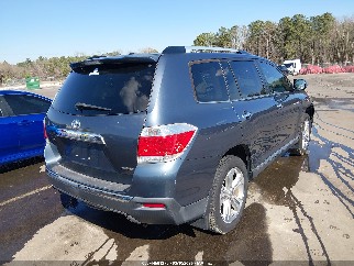 2012 Toyota Highlander, VIN 5TDDK3EH5CS106134. Фото 4 з 6 з аукціону IAAI. Каталог авто зі США OpenDataCar.