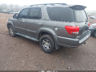 2007 Toyota Sequoia, VIN 5TDZT38A57S285041. Фото 3 из 6 с аукциона IAAI. Каталог авто из США OpenDataCar.