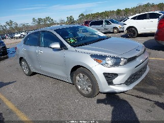 2021 Kia Rio, VIN 3KPA24AD8ME381665. Photo 1 of 6 from IAAI auction. OpenDataCar US salvage catalog.