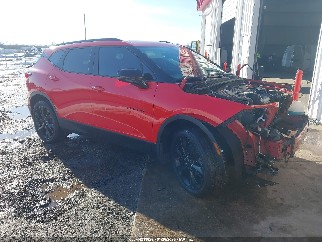 2022 Chevrolet Blazer, VIN 3GNKBCR45NS125089. Photo 1 of 6 from IAAI auction. OpenDataCar US salvage catalog.
