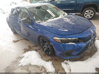 2024 Honda Civic, VIN 2HGFE2F50RH580967. Photo 1 of 6 from IAAI auction. OpenDataCar US salvage catalog.