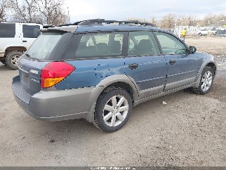 2006 Subaru Outback, VIN 4S4BP61C967330604. Фото 4 з 6 з аукціону IAAI. Каталог авто зі США OpenDataCar.