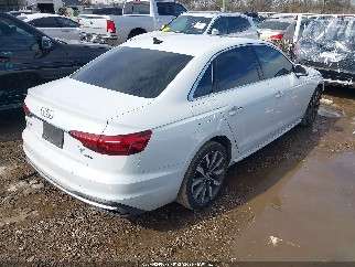 2021 Audi A4, VIN WAUABAF42MN003924. Фото 4 з 6 з аукціону IAAI. Каталог авто зі США OpenDataCar.