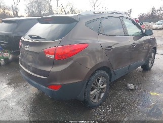 2014 Hyundai Tucson, VIN KM8JU3AG4EU801306. Фото 4 з 6 з аукціону IAAI. Каталог авто зі США OpenDataCar.