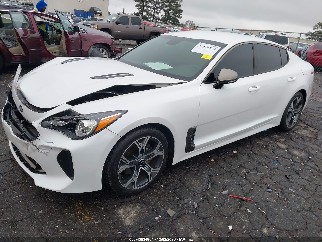 2020 Kia Stinger, VIN KNAE15LA8L6079744. Photo 2 of 6 from IAAI auction. OpenDataCar US salvage catalog.