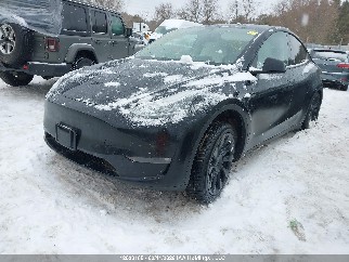 2022 Tesla Model Y, VIN 7SAYGDEE1NF414295. Фото 2 из 6 с аукциона IAAI. Каталог авто из США OpenDataCar.