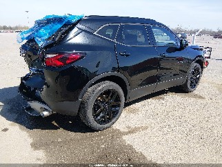 2022 Chevrolet Blazer, VIN 3GNKBCR44NS124435. Фото 4 из 6 с аукциона IAAI. Каталог авто из США OpenDataCar.