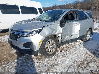2022 Chevrolet Equinox, VIN 3GNAXUEV0NL216184. Фото 2 з 6 з аукціону IAAI. Каталог авто зі США OpenDataCar.
