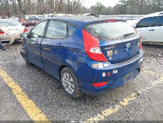 2016 Hyundai Accent, VIN KMHCT5AE7GU281241. Фото 3 из 6 с аукциона IAAI. Каталог авто из США OpenDataCar.