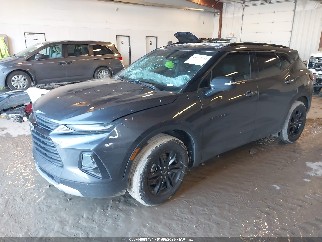2021 Chevrolet Blazer, VIN 3GNKBDRSXMS525488. Фото 2 з 6 з аукціону IAAI. Каталог авто зі США OpenDataCar.