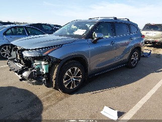 2022 Toyota Highlander, VIN 5TDGZRAH5NS108096. Фото 2 з 6 з аукціону IAAI. Каталог авто зі США OpenDataCar.