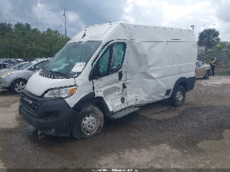 2023 Ram ProMaster 1500, VIN 3C6LRVBG8PE539484. Фото 2 из 6 с аукциона IAAI. Каталог авто из США OpenDataCar.
