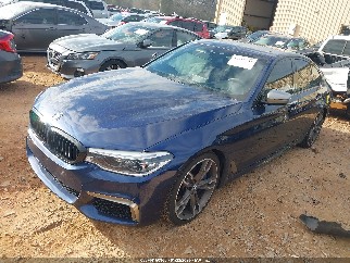 2018 Bmw M550i xDrive, VIN WBAJB9C56JB286885. Фото 2 из 6 с аукциона IAAI. Каталог авто из США OpenDataCar.