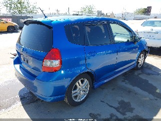 2008 Honda Fit, VIN JHMGD38608S051770. Photo 4 of 6 from IAAI auction. OpenDataCar US salvage catalog.