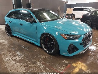 2021 Audi RS6 Avant, VIN WUA1CBF22MN901317. Фото 1 из 6 с аукциона IAAI. Каталог авто из США OpenDataCar.