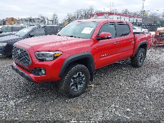 2021 Toyota Tacoma, VIN 3TMCZ5ANXMM444063. Photo 2 of 6 from IAAI auction. OpenDataCar US salvage catalog.