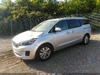 2016 Kia Sedona, VIN KNDMB5C11G6087654. Фото 2 з 6 з аукціону IAAI. Каталог авто зі США OpenDataCar.