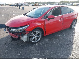 2018 Chevrolet Cruze, VIN 1G1BF5SM4J7135679. Photo 2 of 6 from IAAI auction. OpenDataCar US salvage catalog.
