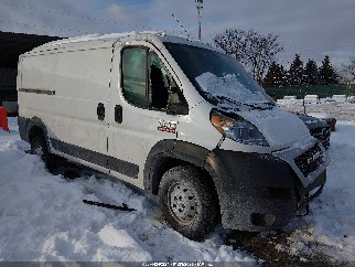 2019 Ram ProMaster 1500, VIN 3C6TRVAG2KE540852. Фото 1 из 6 с аукциона IAAI. Каталог авто из США OpenDataCar.