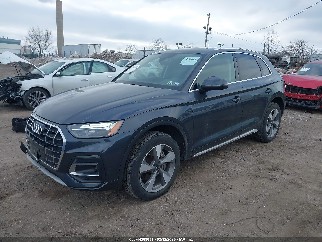 2023 Audi Q5, VIN WA1ABAFYXP2167458. Фото 2 з 6 з аукціону IAAI. Каталог авто зі США OpenDataCar.
