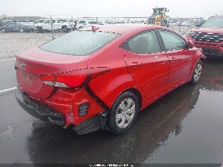 2016 Hyundai Elantra, VIN KMHDH4AE4GU543300. Фото 4 з 6 з аукціону IAAI. Каталог авто зі США OpenDataCar.