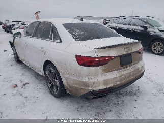 2022 Audi A4 Quattro, VIN WAUAAAF46NN007432. Фото 3 з 6 з аукціону IAAI. Каталог авто зі США OpenDataCar.