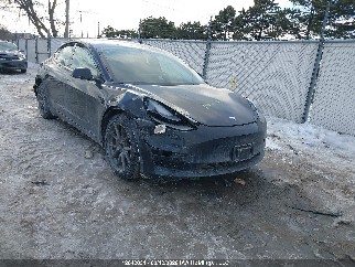 2022 Tesla Model 3, VIN 5YJ3E1EA1NF161813. Фото 1 из 6 с аукциона IAAI. Каталог авто из США OpenDataCar.