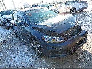 2018 Volkswagen Golf, VIN 3VW447AU3JM281352. Photo 1 of 6 from IAAI auction. OpenDataCar US salvage catalog.