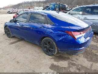 2021 Hyundai Elantra, VIN 5NPLM4AG4MH001178. Photo 3 of 6 from IAAI auction. OpenDataCar US salvage catalog.