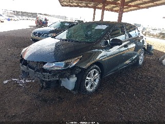 2018 Chevrolet Cruze, VIN 3G1BE6SMXJS593592. Фото 2 з 6 з аукціону IAAI. Каталог авто зі США OpenDataCar.